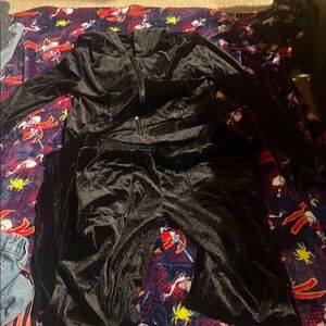 Black Velour Tracksuit